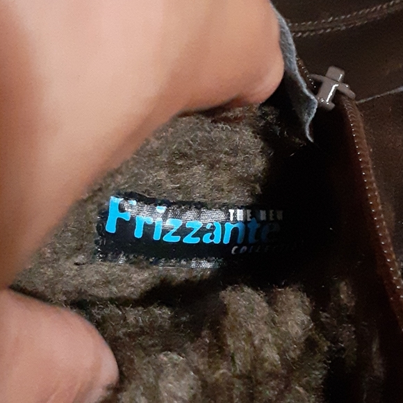 FRIZZANTE brown suede leather boots size 9 - Picture 8 of 10